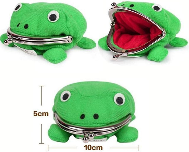 Bandai Anime Naruto Frosch-Geldbörse mit Schlüsselanhänger, Kinder-Münzbörse - Bild 1