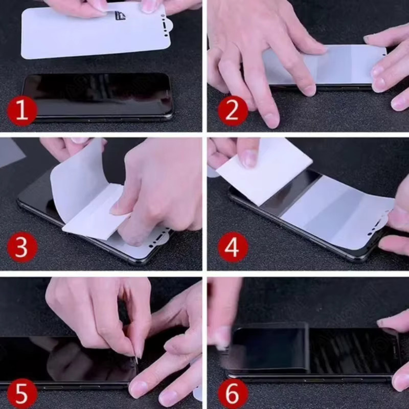 Hydrogel Display Schutzfolie für Samsung Galaxy S25 Ultra S24 S23 S22 S21 Ultra S25 FE S24 Plus S20 FE transparent - Bild 6