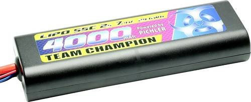 Pichler Modellbau LiPo Akku 7.4V 4000 mAh 2S 55C Hardcase mit Deans und T-Stecker in Schwarz - Bild 1