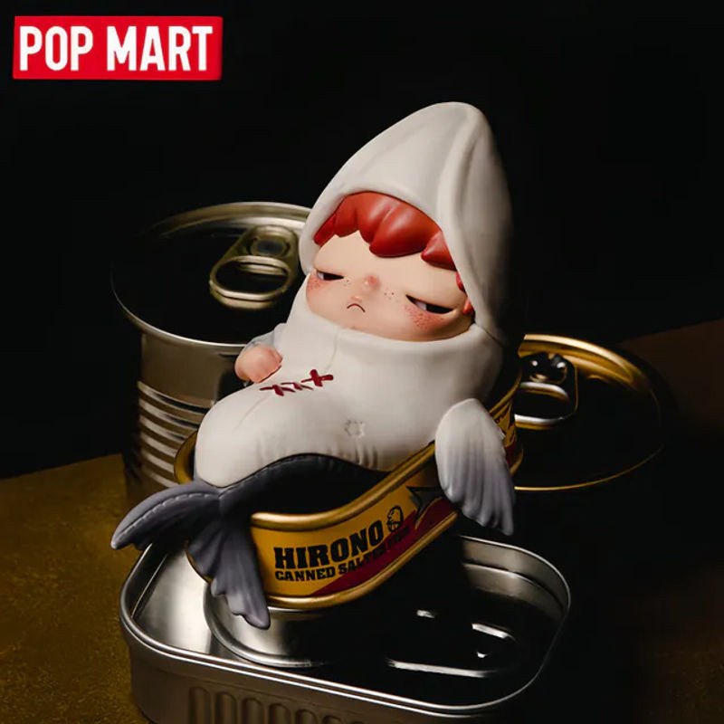 POP MART Hirono Tamed Wildgrass Serie Blind Box Anime Actionfigur aus Kunststoff in Weiß - Bild 1