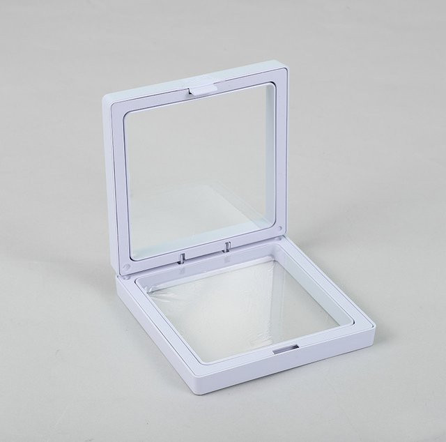 luckyiasv 3D Suspension Box Schmuck Display Stand für Ringe und Anhänger, Schwarz, B: 7 cm, H: 7 cm, T: 5 cm - Bild 1