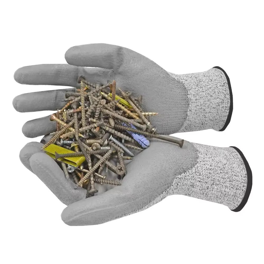 QHSPE Hitzebeständige Küchenhandschuhe mit 5 Schneideebenen in Grau - Bild 3