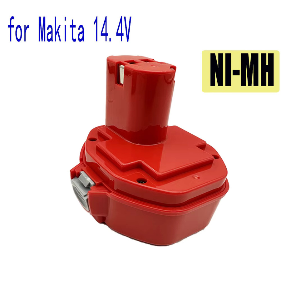 Original Makita NI-CD Werkzeugakku 14,4 V 12800 mAh in Rot für PA14,1422, 1420, 192600-1, 6281D und 6280D - Bild 3
