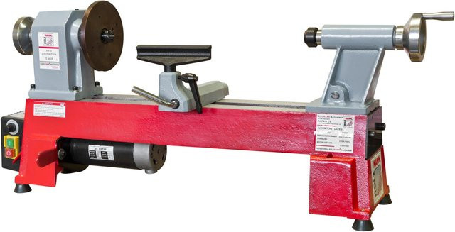 Holzmann Drechselbank D460F Benchtop in Rot mit 230 V und Grauguss-Ausführung - Bild 1