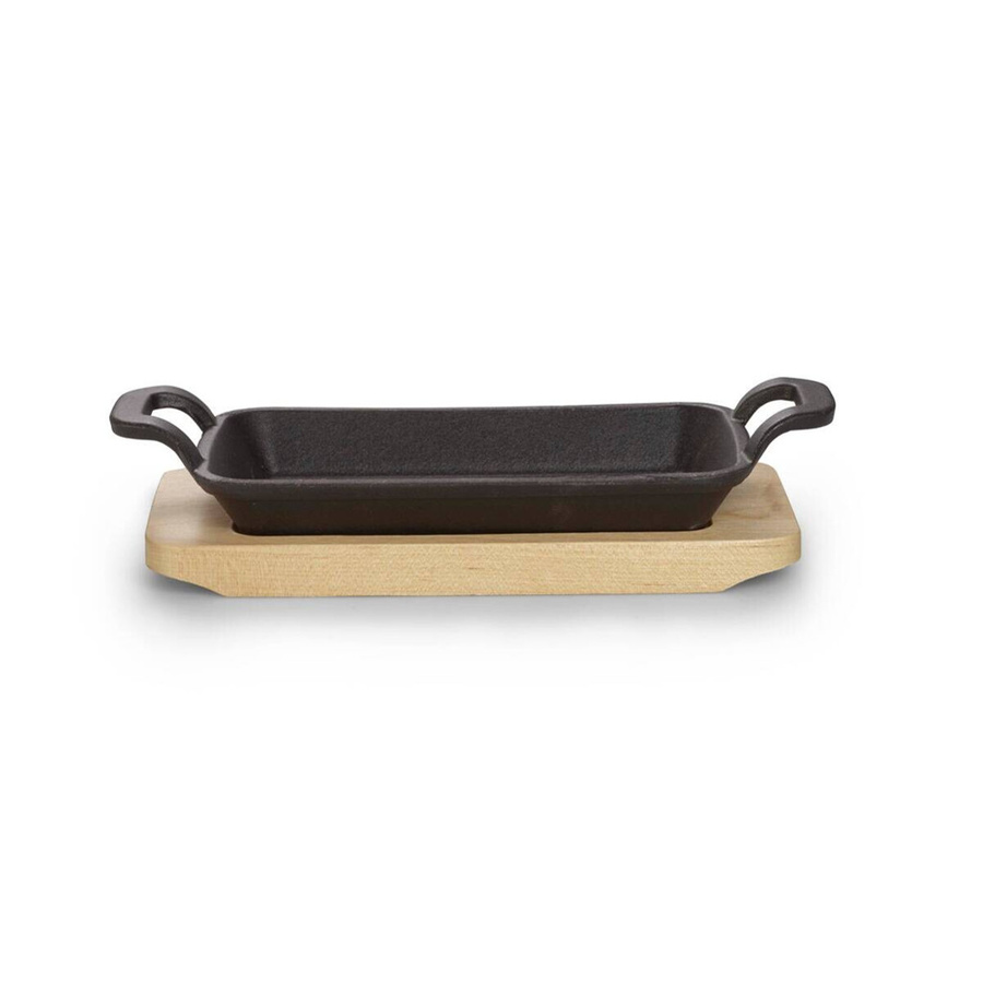 ECHTWERK Servierschale aus Gusseisen in Schwarz B/H/L: 10 x 4 x 20 cm - Bild 2