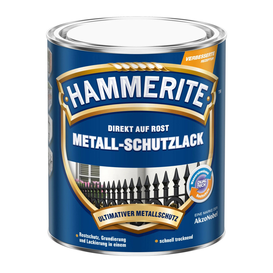 Hammerite Metall-Schutzlack Blau glänzend 250 ml - Bild 2