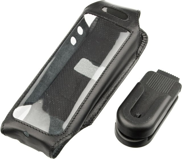 Soryt Ledertasche Aastra 610d/612d mit Drehclip in Schwarz - Bild 1