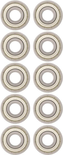 10 Stück Painter 6201z Rillenkugellager aus Stahl in Silber mit 12mm Bohrung - Bild 1