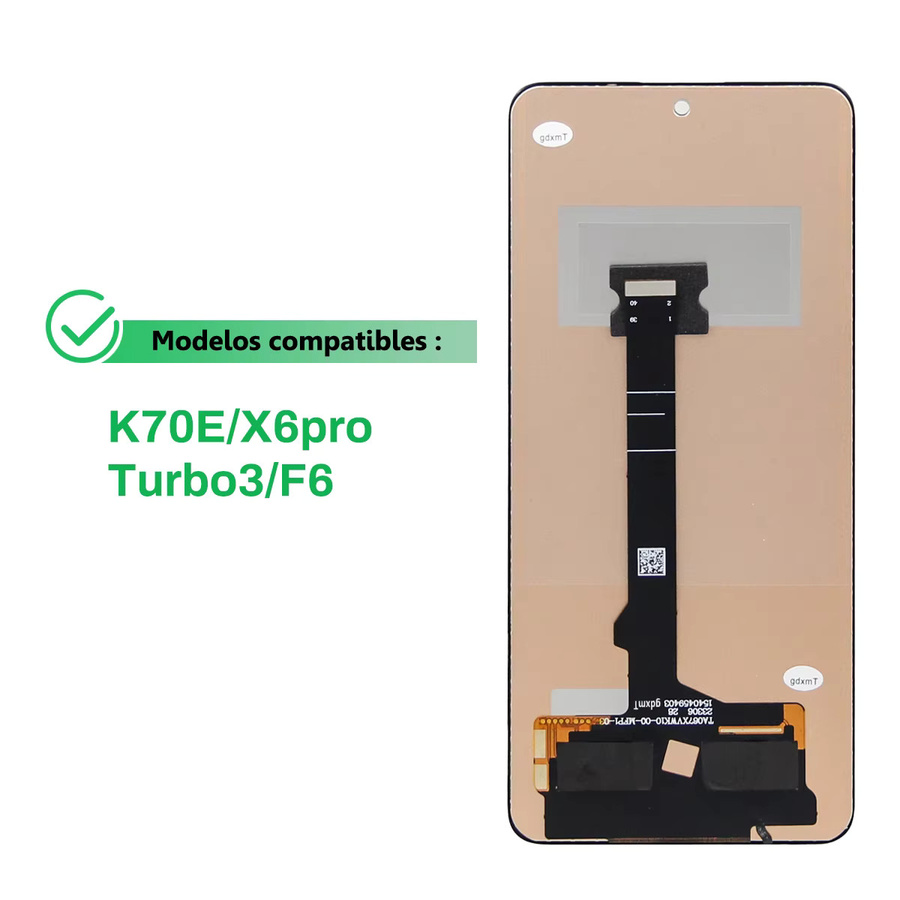Xiaomi Redmi Turbo 3 LCD Display Touchscreen Digitizer Ersatzteil in Schwarz - Bild 3