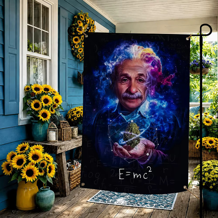 E-EINSTEIN Outdoor-Flagge mit abstraktem Design in Multicolour, Wandbehang für Garten und Camping, B/H: 40 x 60 cm - Bild 4