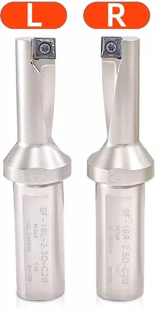 QCMT SF U Drill Multifunktionsbohrer zum Bohren und Drehen in Silber - Bild 1