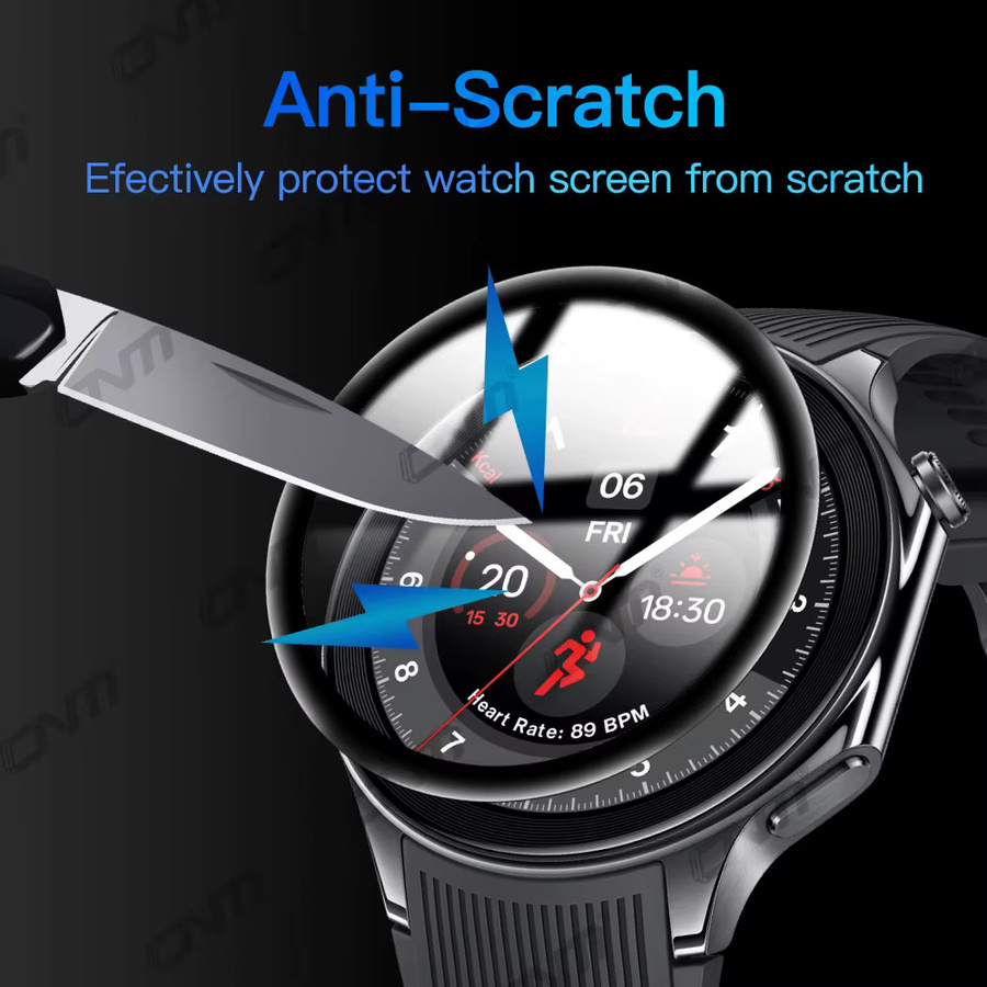 OnePlus Watch 2 5D-Schutzfolie, transparente Displayschutzfolie, kratzfest - Bild 4