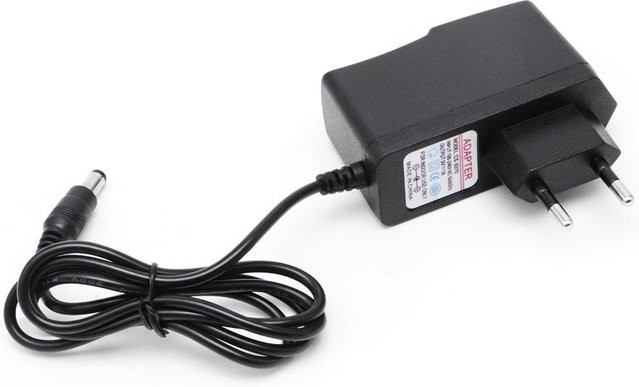 Scilence AC-Konverter-Adapter DC 3 V 1 A Netzteil Ladegerät mit EU-Stecker und Barrel-Plug in Schwarz (5,5 mm x 2,1 mm) - Bild 1