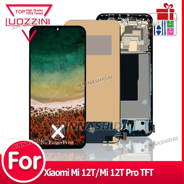 Xiaomi Mi 12T / Mi 12T Pro LCD Display Ersatz mit Touch Screen in Schwarz - Bild 1
