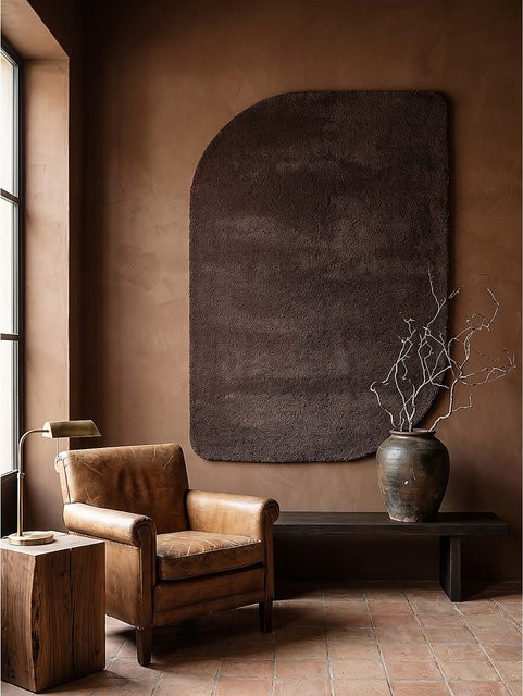 Hochflor Teppich Kadima Design von TIRSO in Braun, B: 120 cm, L: 160 cm - Bild 1