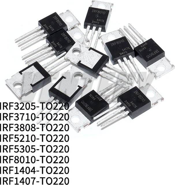 10er Set VENTENY MOSFET Transistoren IRF3205PBF in Schwarz - Bild 1