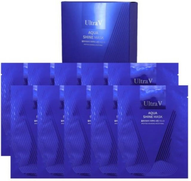 Ultra V Aqua Shine Tuchmaske, 250 ml, für trockene Haut - Bild 1
