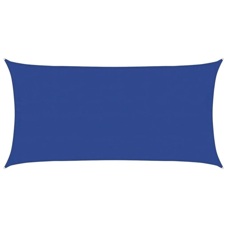 Furnicato Sonnensegel Rechteckig Blau aus HDPE mit 160 g/m² B x T: 7 x 4 m - Bild 2