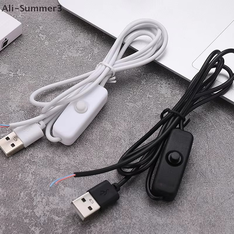 USB-Anschlusskabel mit Schalter für LED-Streifen und Lampen, 5V, 2A, Farbe: Weiß, Länge: 1,5 m - Bild 4