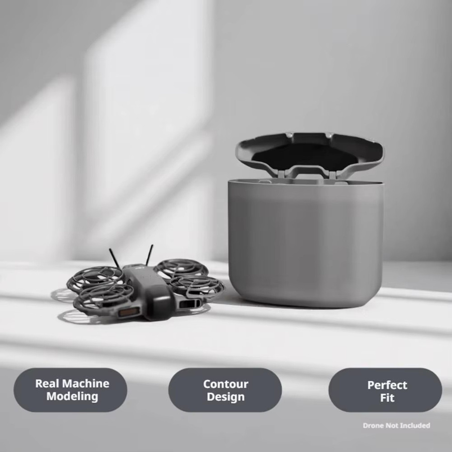 DJI Neo2 Multifunktionale Magnetische Aufbewahrungsbox mit Schaumstoff-Schutzhülle in Grau - Bild 4