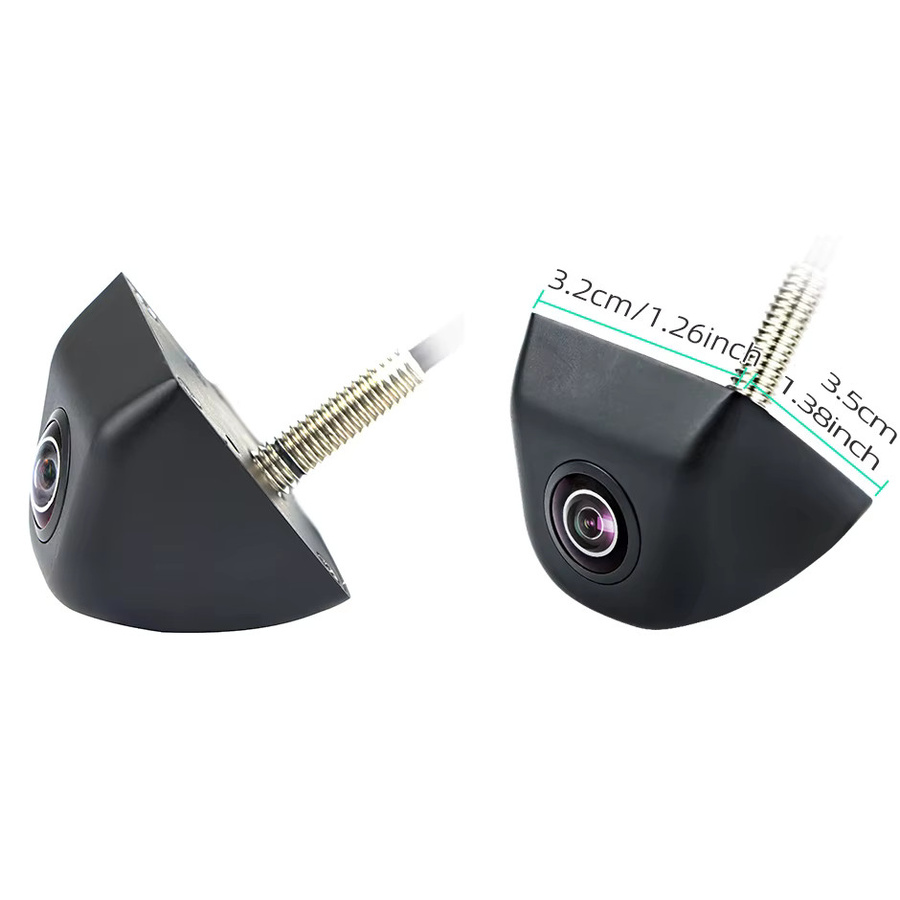 Greenyi HD 720p 170 Grad Fisheye Drahtlose 5G WiFi Rückfahrkamera für iPhone und Android in Schwarz - Bild 3