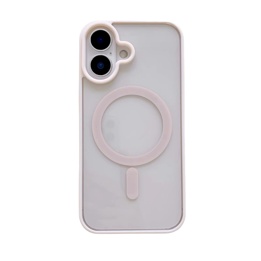 Transparente MagSafe Handyhülle für Apple iPhone kompatibel mit iPhone 17 Air, 16e, 15 Pro Max, 14 Plus, 13 Mini, 12, 11, SE 2022, 2020, 8 in Blau - Bild 2