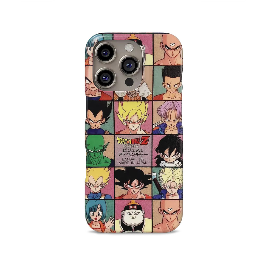Bandai Handyhülle mit Anime Dragon Ball Goku Design für iPhone 11 bis iPhone 17 Pro Max Plus Multicolor mit doppelschichtiger Abdeckung - Bild 2
