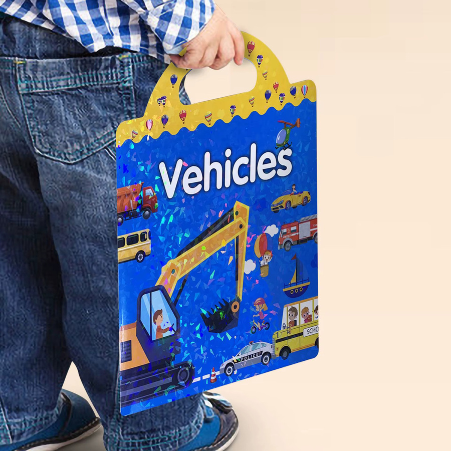 Datgo Aufkleberbuch, Fahrzeuge, Pappe / Karton, Bunt / Mehrfarbig - Bild 2