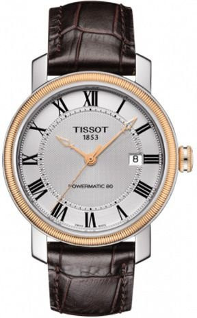 Tissot Armbanduhr, Mechanisches Uhrwerk, Edelstahlgehäuse, 40 mm, Lederarmband, Herren - Bild 1