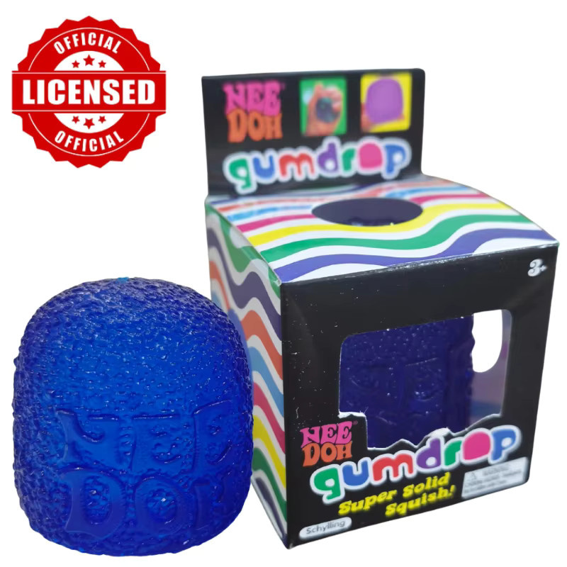 Schylling Nice Cube Maltose Candy NeeDoh Gumdrop, Weicher Sensorischer Fidget-Spielzeug Quetschball - Bild 2