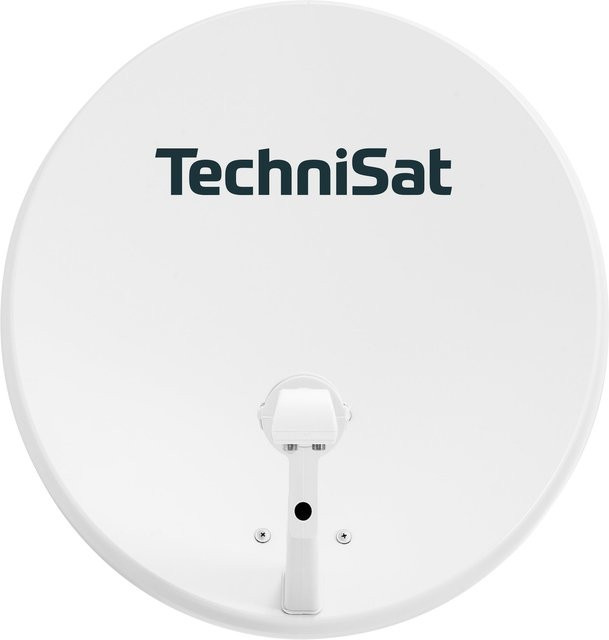 TechniSat TECHNITENNE 60 Satellitenschüssel mit Twin-LNB in Lichtgrau, Durchmesser: 60 cm - Bild 1