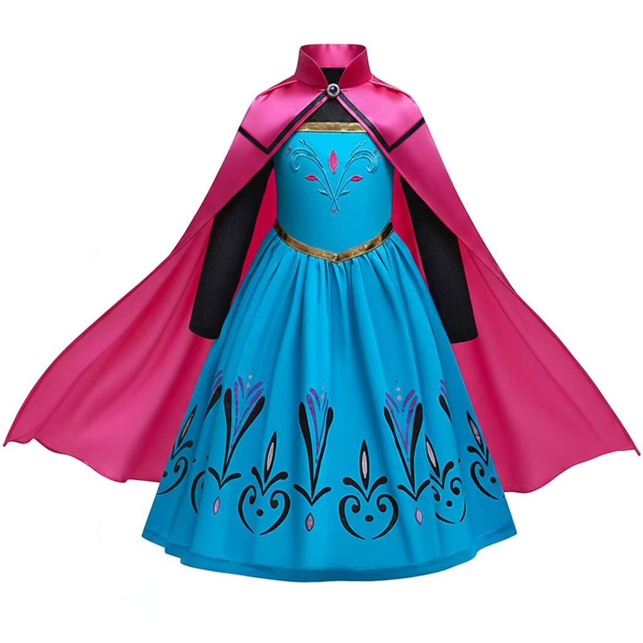 Disney Frozen Elsa Prinzessin Kinderkostüm, Blau - Bild 2