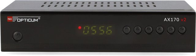 Opticum AX 170 v2 HDTV Sat-Receiver Full HD in Schwarz mit DVB-S/S2 und USB-Anschluss - Bild 1