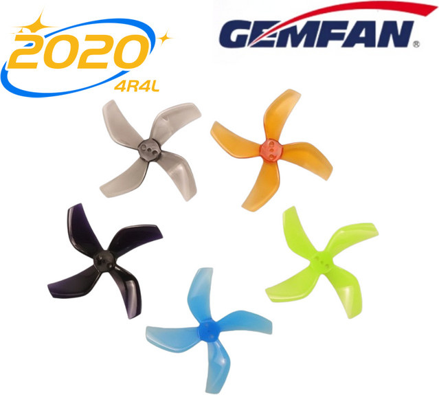 GEMFAN D51 2020 2x2x4 2 Zoll 50,3 mm 4-Blatt-PC-Propeller, 8/16 Stück - Bild 1