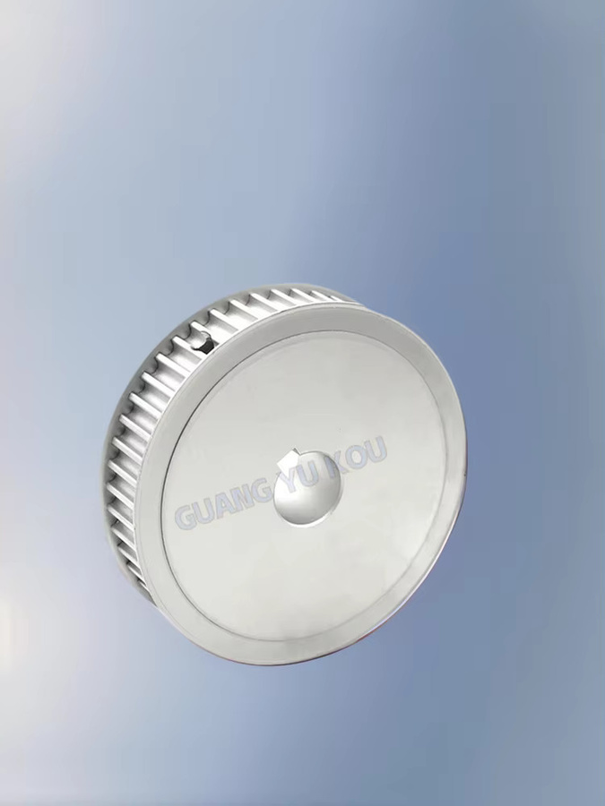 HTD 5M Synchron Zahnriemenscheibe CNC aus Metall, Farbe: Silber, Bohrung: 10 mm bis 40 mm, für Riemenbreite: 15 mm oder 20 mm, erhältlich mit 90, 100 oder 120 Zähnen - Bild 2