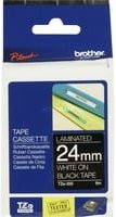 Brother P-touch Schriftbandkassette TZe-355, Weiß auf Schwarz, Breite: 24 mm, Länge: 8 m - Bild 2