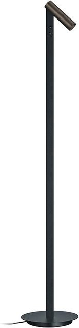 Bankamp Spot F6139 LED-Stehleuchte in Bronze eloxiert mit dim2warm Funktion und Ausrichtung links - Bild 1