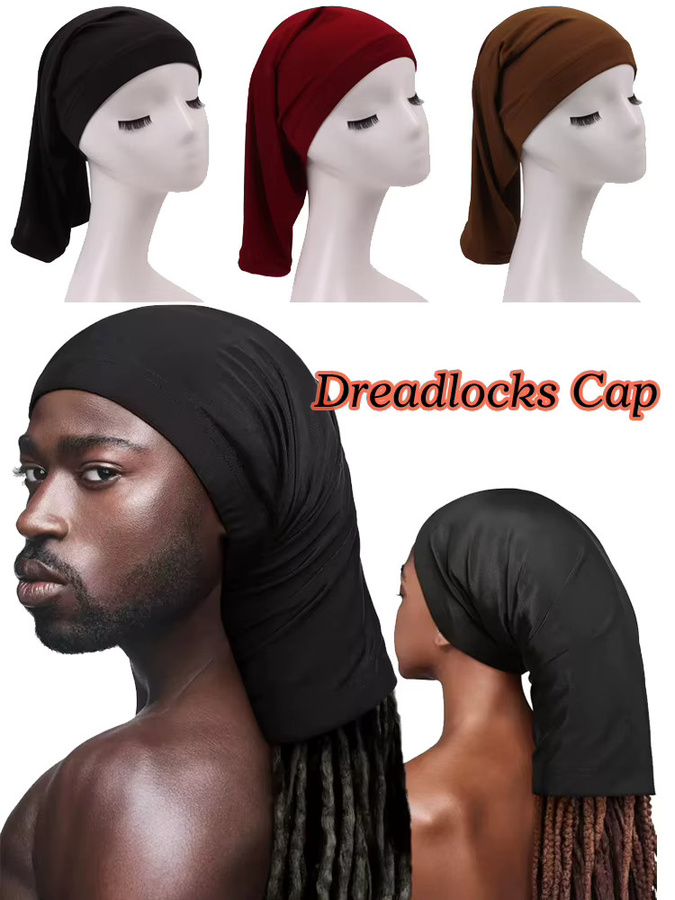 plussign Dreadlock-Röhre, weiche Spandex-Perückenkappe, extra breit - Bild 7
