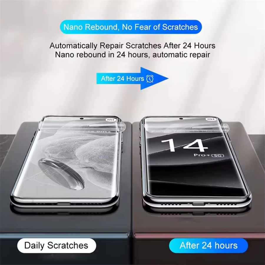 5er Pack Weiche Hydrogel Displayschutzfolien für Xiaomi 14 Ultra 15 13 12 11 Lite 14T 13T 12T 11T 10T Pro Transparent - Bild 2