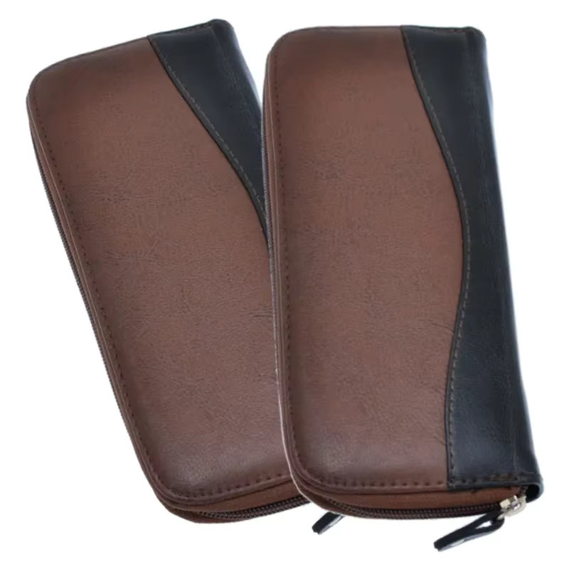 Meisha Haarschere Ledertasche, 2er-Set, Scherenhalter - Bild 2