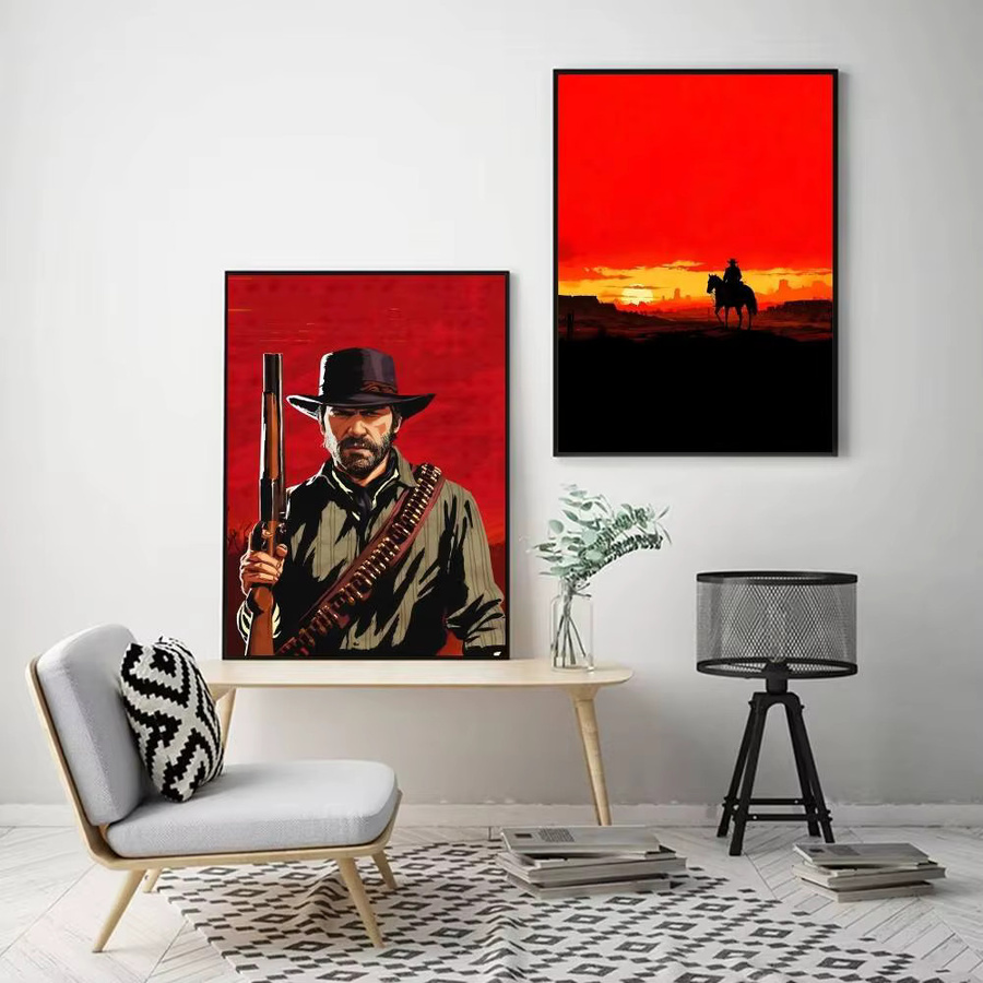 Red Dead Redemption Manga-Poster als Wandaufkleber, Mehrfarbig, B/H: 15 x 15 cm - Bild 5