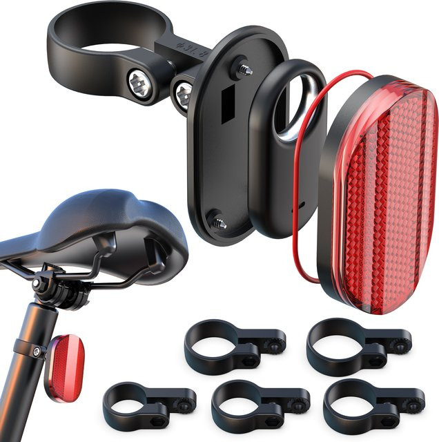 Samsung SmartTag2 Fahrradhalterung mit IPX8 Wasserdichtigkeit und verdeckten Reflektoren in Schwarz - Bild 1