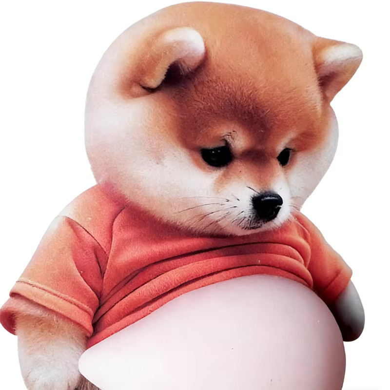 bilibili Shiba-Hund Welpe, kreatives Dekompressionsspielzeug, mit Musik - Bild 3
