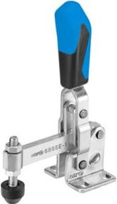AMF Senkrecht-Spanner 6800NI GR.2 aus rostfreiem Edelstahl in Silber und Rot - Bild 1