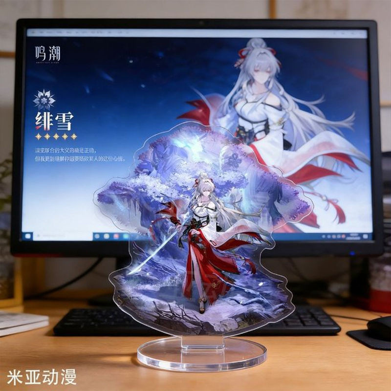 Hiyuki Acryl-Ständer aus Wuthering Waves als dekorative Anime-Figur für Sammler - Bild 1