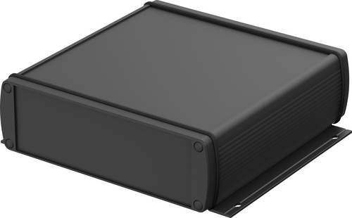 Bopla ALUBOS Flansch-Gehäuse aus Aluminium in Schwarz RAL 9005 matt B/T/H: 190 x 190 x 60 mm - Bild 1