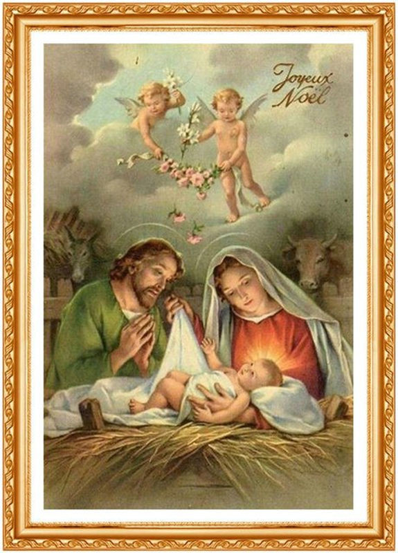 FIYO Diamond Painting Set 5D mit religiösen Motiven, DIY Kreuzstich-Set aus Kunstharz, mehrfarbig, B/H: 20 x 30 cm - Bild 1