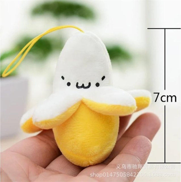 Yiran toy Bananen Plüsch Anhänger, 10-teiliges Set, ab 14 Jahren - Bild 1