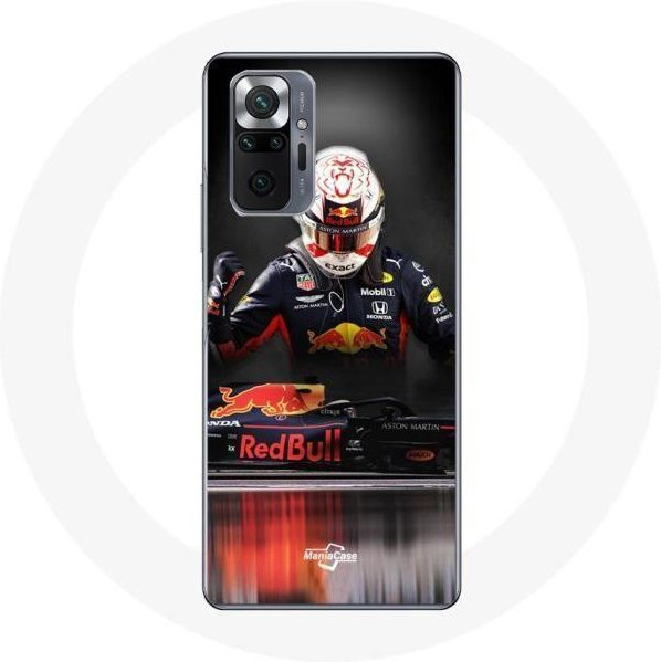 Xiaomi Redmi Note 10 Pro Handyhülle Max Verstappen Formel 1 Red Bull RB15 Schwarz Multicolour - Bild 1