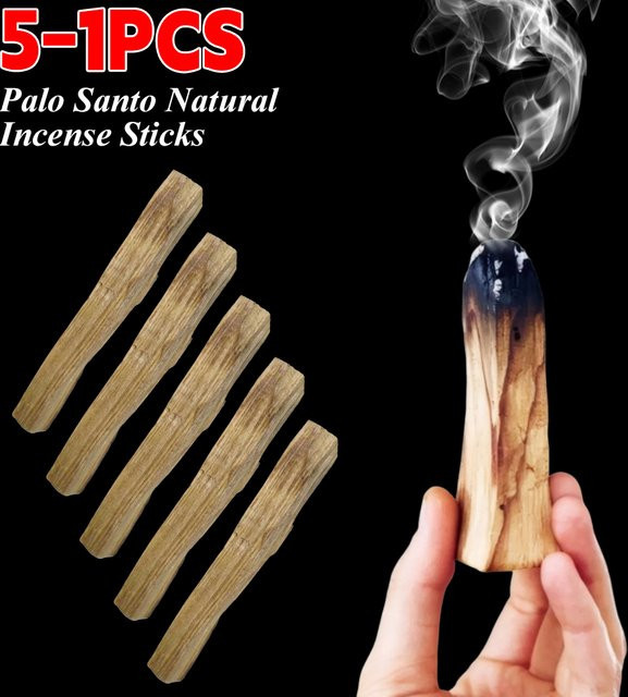 APWIKOGER Palo Santo Räucherstäbchen aus natürlichem Holz in Braun für Aromatherapie - Bild 1